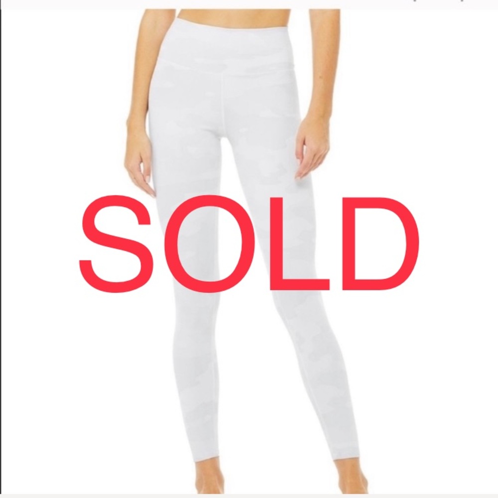 alo yoga high waist camo vapor leggings